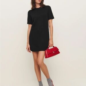 Reformation Black Mini Dress
